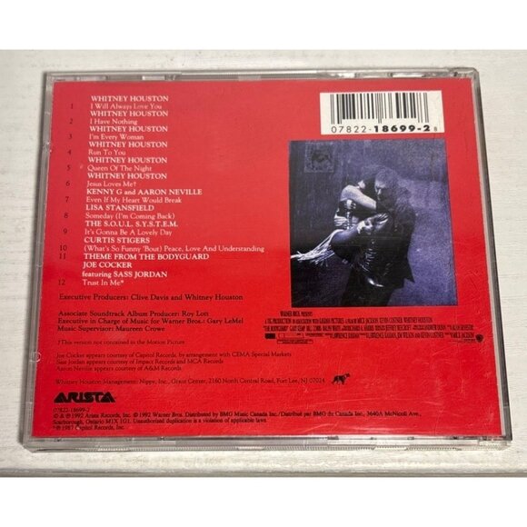 The Bodyguard Original Soundtrack Album CD Featuring Whitney Houston - Picture 2 of 6